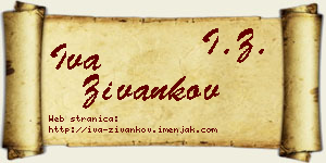 Iva Živankov vizit kartica